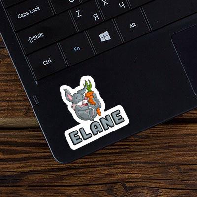 Elane Autocollant Lapin Laptop Image