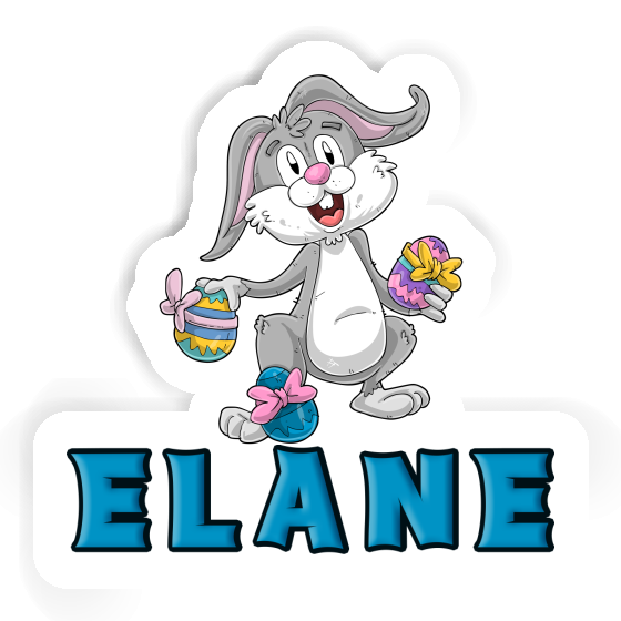 Autocollant Elane Lapin de Pâques Gift package Image