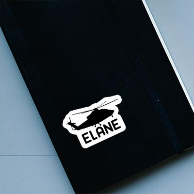 Elane Sticker Helicopter Image