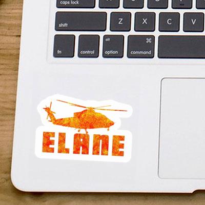 Sticker Helicopter Elane Notebook Image