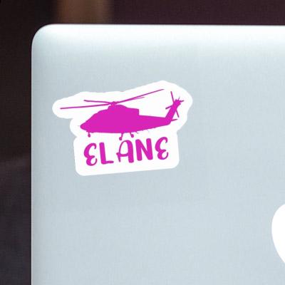 Elane Sticker Helicopter Image