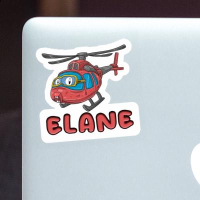 Helicopter Sticker Elane Notebook Image