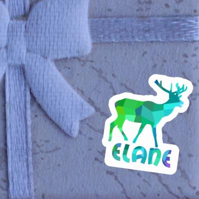 Deer Sticker Elane Laptop Image