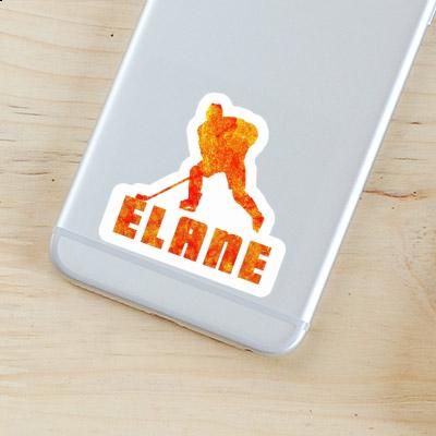 Elane Sticker Eishockeyspieler Laptop Image