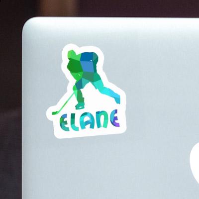 Sticker Elane Hockey Player Gift package Image