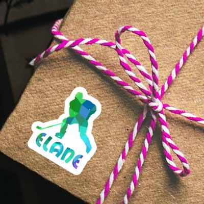 Sticker Eishockeyspieler Elane Gift package Image