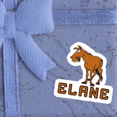 Elane Autocollant Cheval Laptop Image