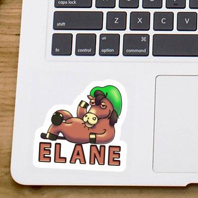 Horse Sticker Elane Laptop Image