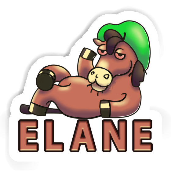 Horse Sticker Elane Image