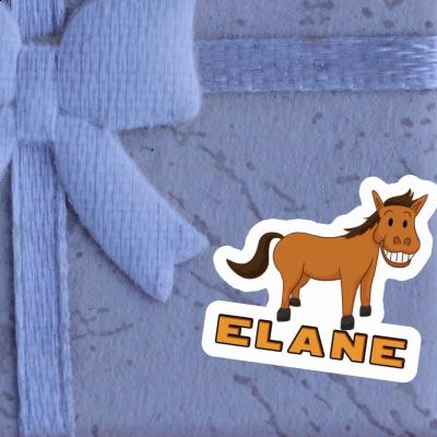 Autocollant Elane Cheval sourire Gift package Image