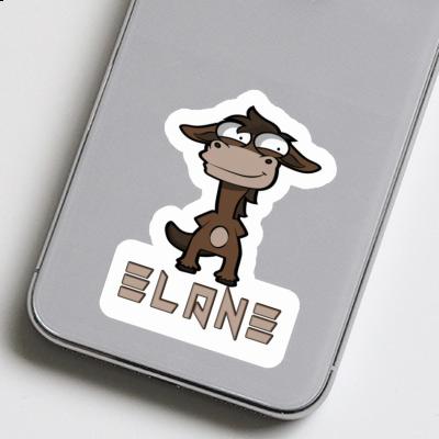 Sticker Pferd Elane Notebook Image