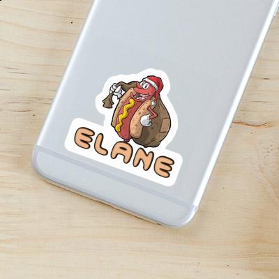 Sticker Elane Hot Dog Notebook Image