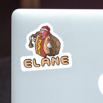 Sticker Elane Hot Dog Laptop Image