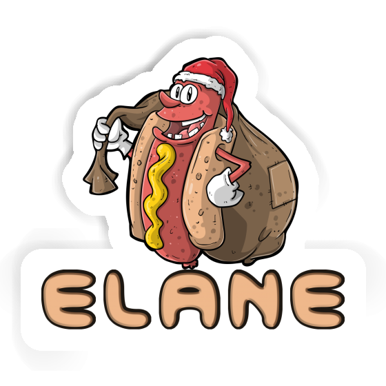 Sticker Elane Hot Dog Notebook Image