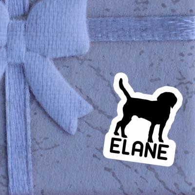 Aufkleber Hund Elane Notebook Image