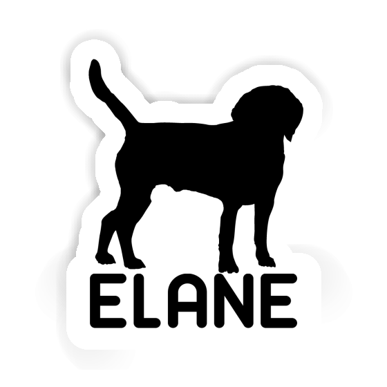 Aufkleber Hund Elane Laptop Image