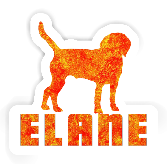 Dog Sticker Elane Image