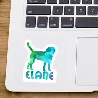 Sticker Elane Hound Laptop Image