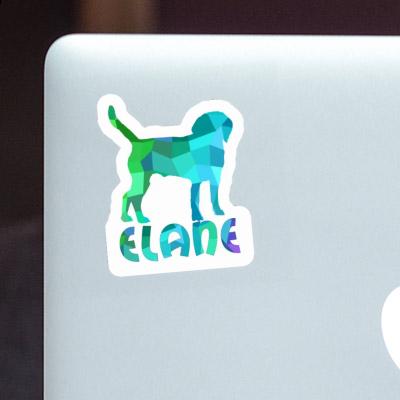 Sticker Hund Elane Notebook Image