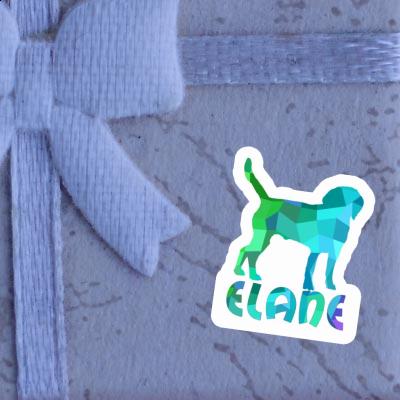 Sticker Elane Hound Laptop Image