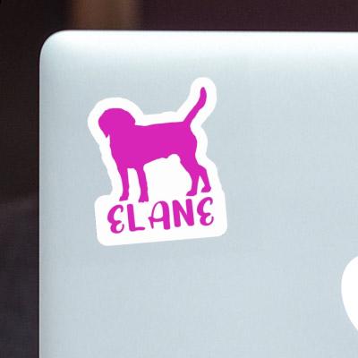 Elane Sticker Hund Notebook Image