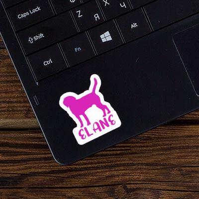 Sticker Elane Dog Notebook Image