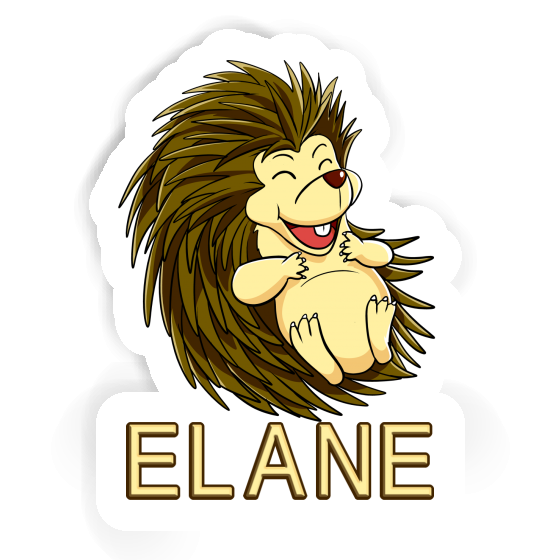 Sticker Igel Elane Laptop Image