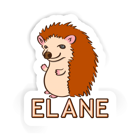 Sticker Elane Hedgehog Notebook Image