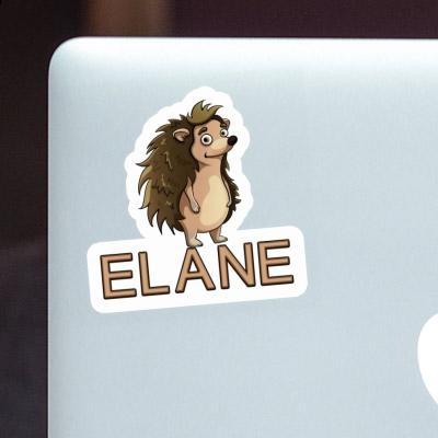 Sticker Igel Elane Notebook Image