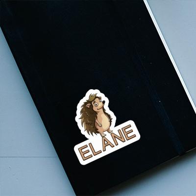 Hedgehog Sticker Elane Notebook Image