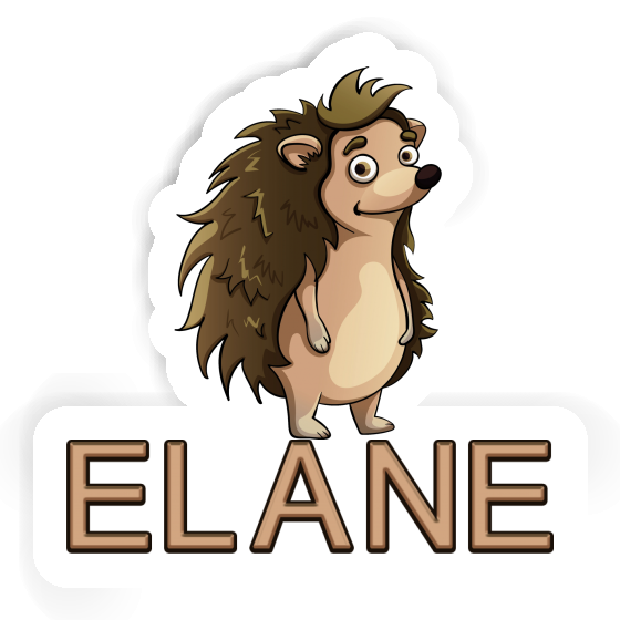 Hedgehog Sticker Elane Notebook Image