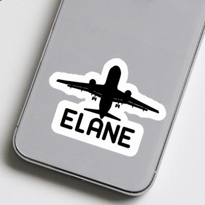 Jumbo-Jet Aufkleber Elane Notebook Image