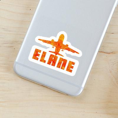 Sticker Elane Jumbo-Jet Laptop Image