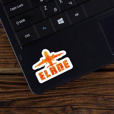 Sticker Jumbo-Jet Elane Laptop Image