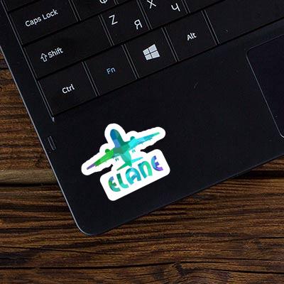 Elane Sticker Jumbo-Jet Image