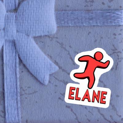 Jogger Sticker Elane Notebook Image