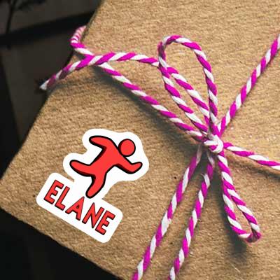 Jogger Sticker Elane Notebook Image