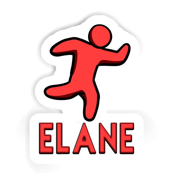 Jogger Sticker Elane Notebook Image