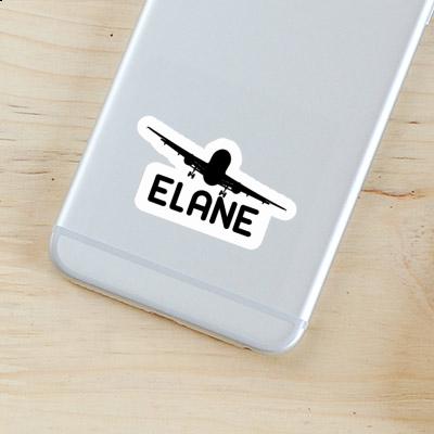 Sticker Airplane Elane Image