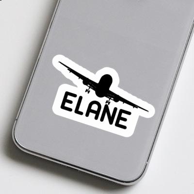 Sticker Airplane Elane Image