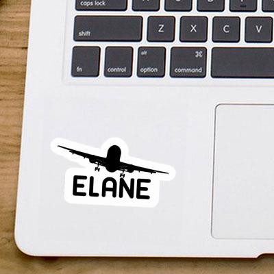 Sticker Airplane Elane Gift package Image