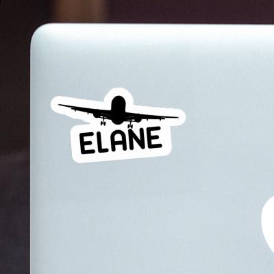 Sticker Airplane Elane Image