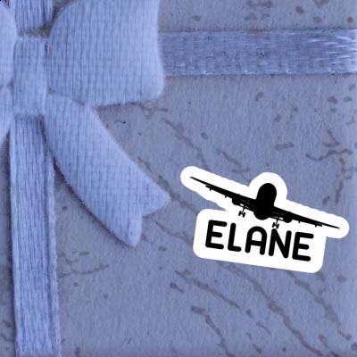 Sticker Airplane Elane Image