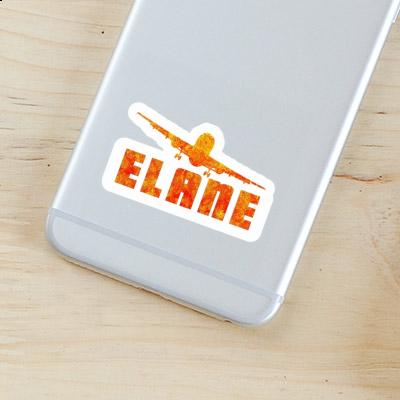 Sticker Airplane Elane Image