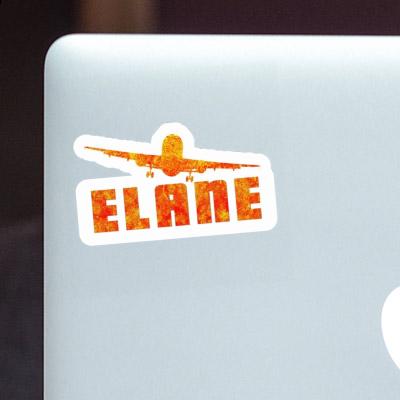 Elane Autocollant Avion Laptop Image