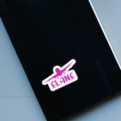 Airplane Sticker Elane Image