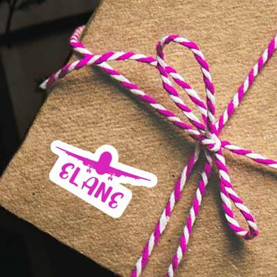 Airplane Sticker Elane Image