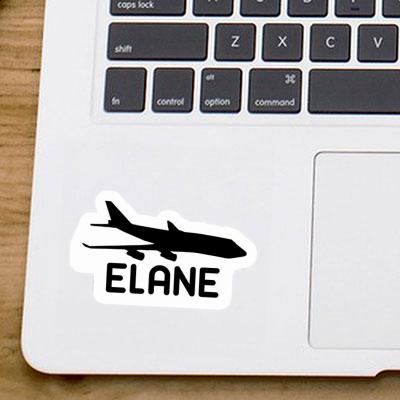 Sticker Jumbo-Jet Elane Laptop Image