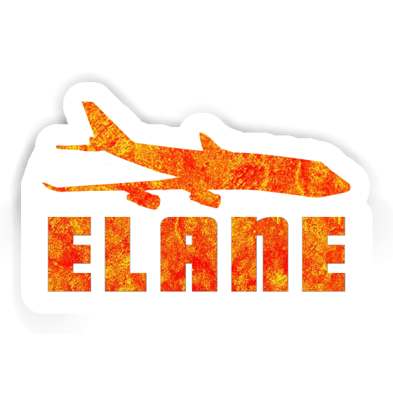 Elane Aufkleber Jumbo-Jet Image