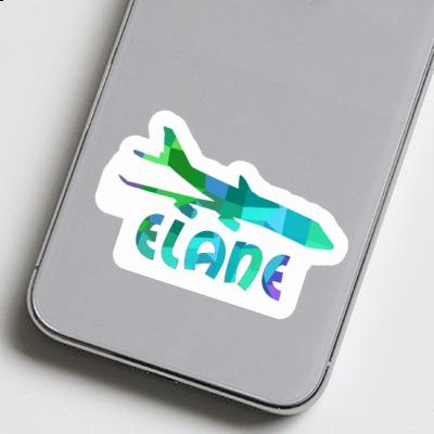 Autocollant Jumbo-Jet Elane Notebook Image